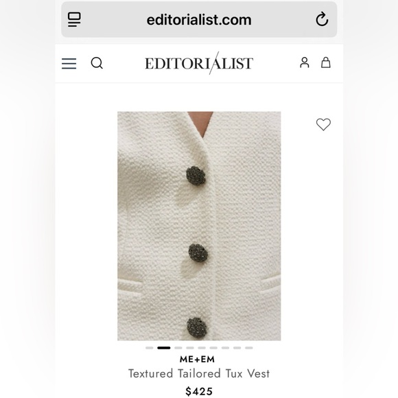 VINTAGE womens Brocade Vest - Picture 9 of 12